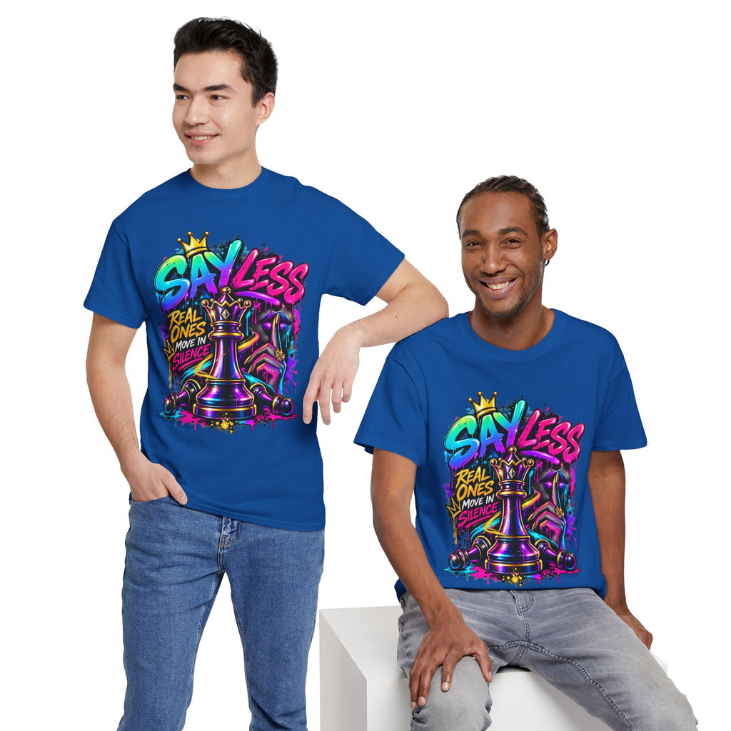 Say Less Chess King Tee | Graffiti Chess Piece Streetwear
