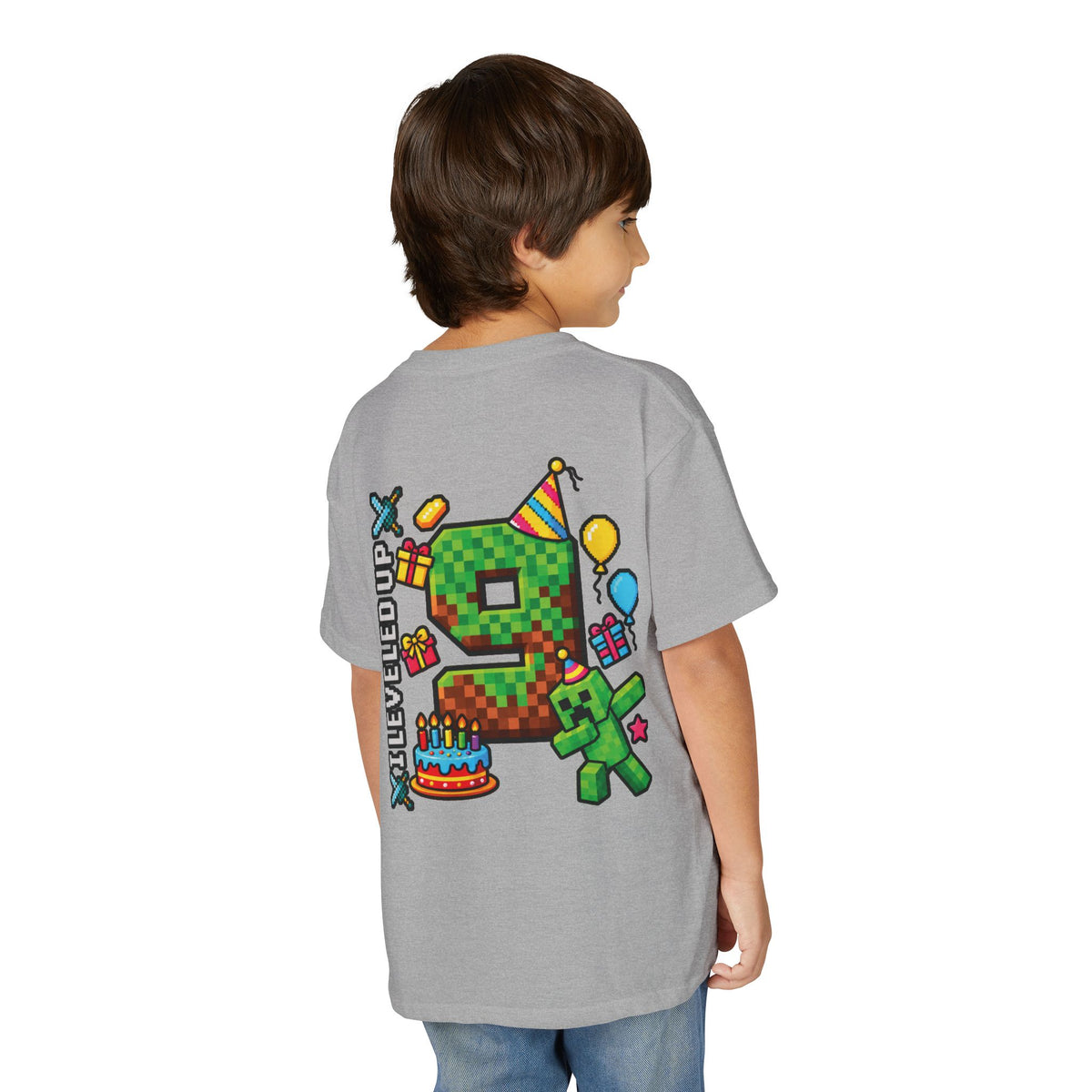 Minecraft Birthday Youth T-Shirt – “Bruh, It’s My Birthday” Gamer Party Tee