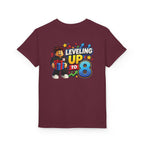Roblox Birthday Youth T-Shirt – Leveling Up to 8 Gamer Birthday Shirt