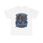Detroit Aquarius T-Shirt | Detroit skyline, water wave zodiac graphic