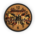 Motor City Detroit Skyline Wall Clock