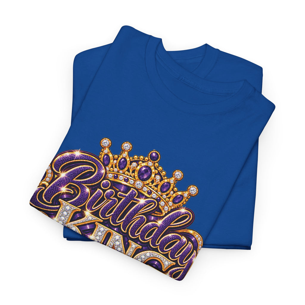 Birthday King Crown Graphic T-Shirt