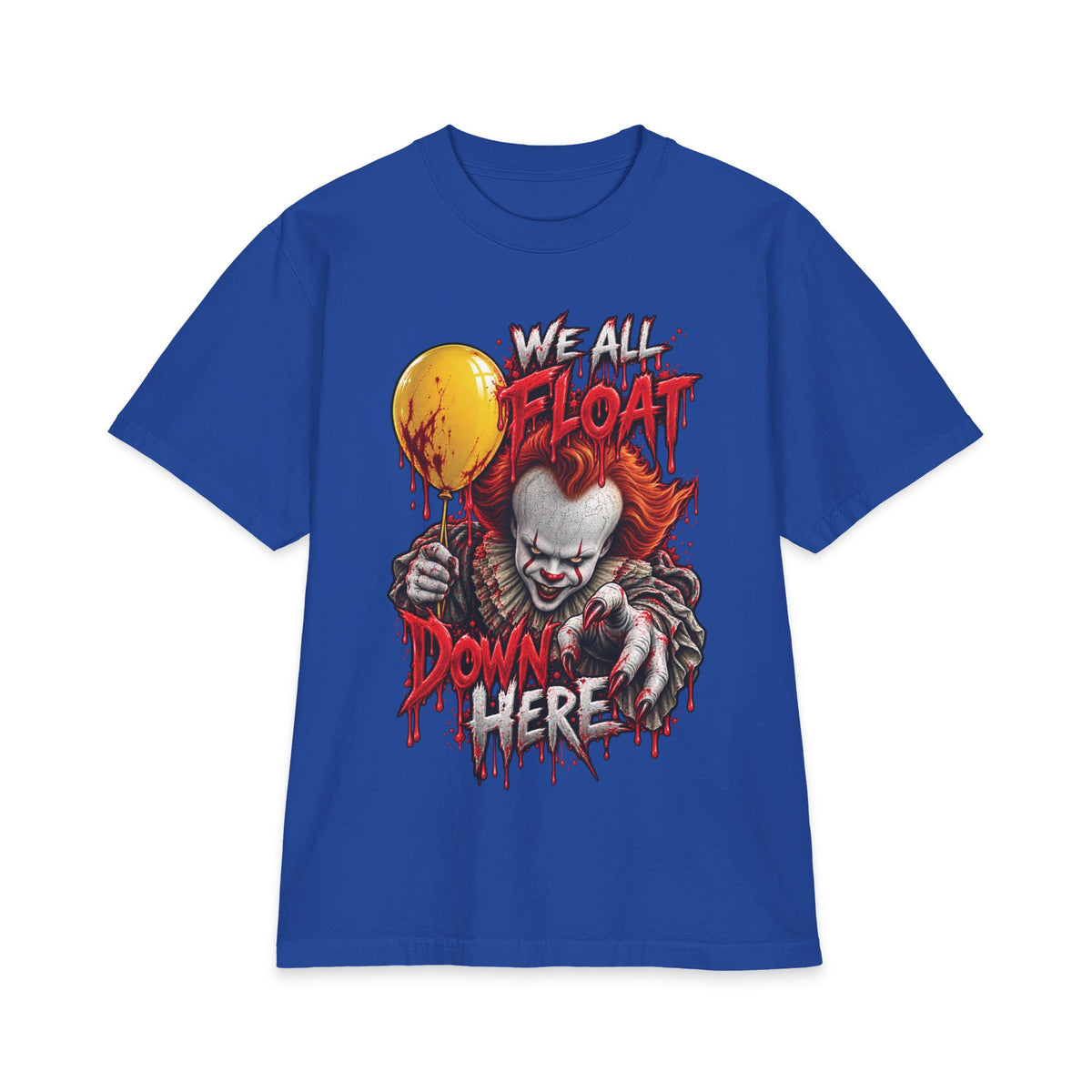 We All Float Pennywise clown horror T-Shirt | Halloween scary clown tee