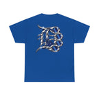 Detroit Basketball Lion Graphic Tee | City Streetball Detroit D Logo