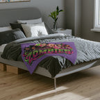 Zombies Characters Blanket | Velveteen Microfiber Blanket