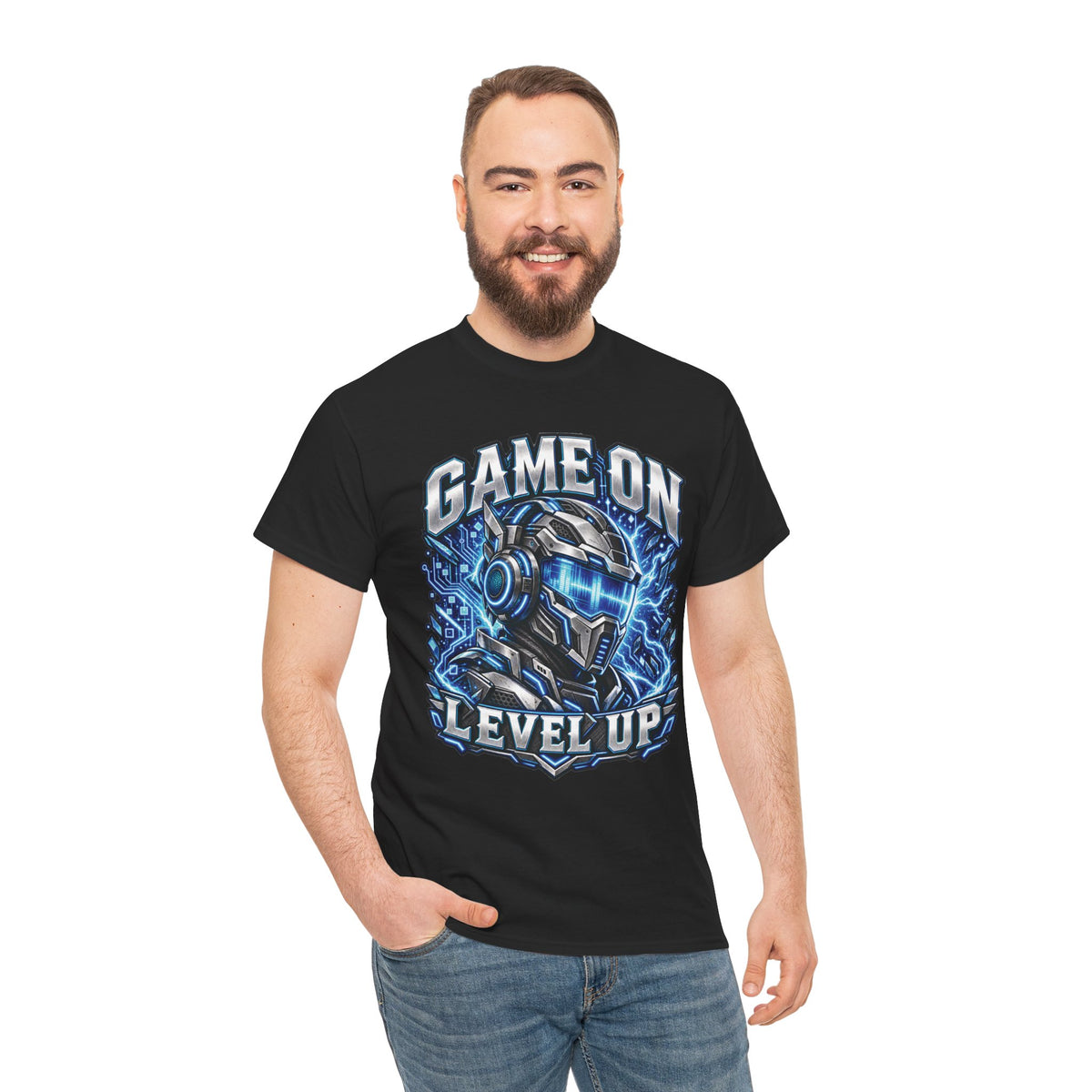 Game On Level Up Gamer Graphic T-Shirt