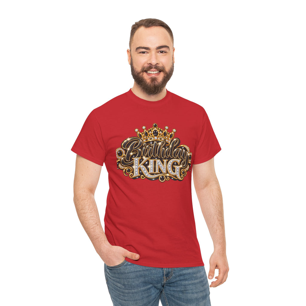 Birthday King Crown Graphic T-Shirt