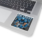 Detroit Football Player Sticker | 313 City Pride Kiss-Cut Sticker