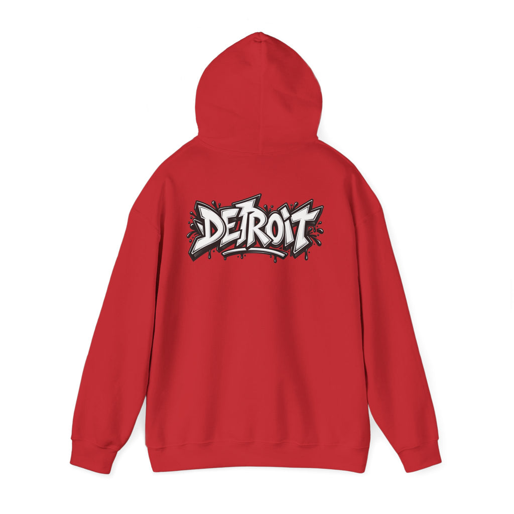 Detroit Graffiti Lion Hoodie | Colorful Street Art Pullover