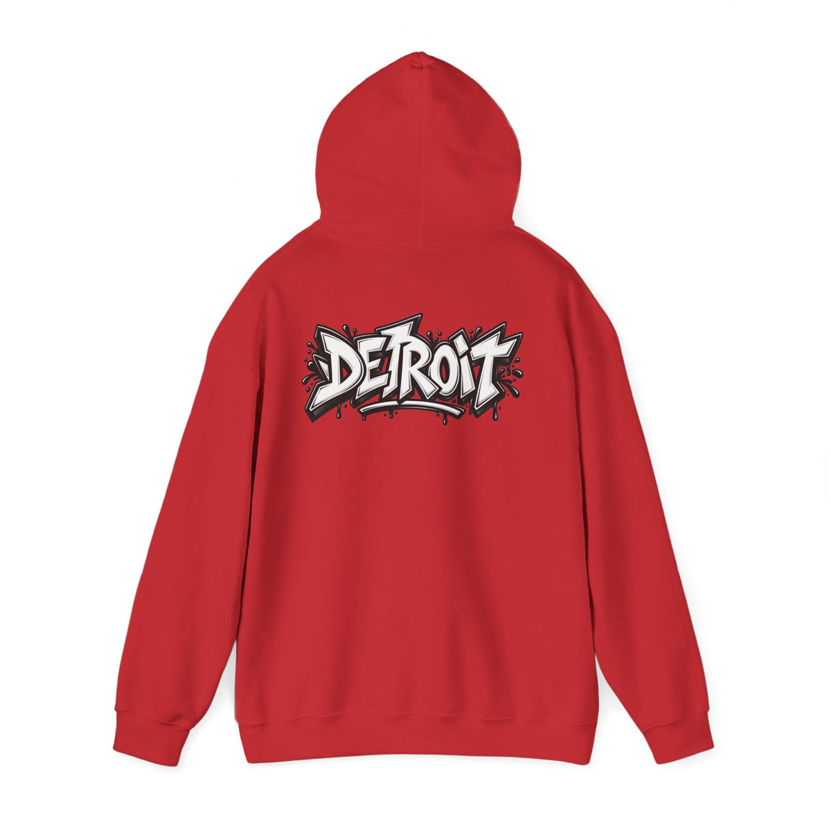 Detroit Graffiti Lion Hoodie | Colorful Street Art Pullover