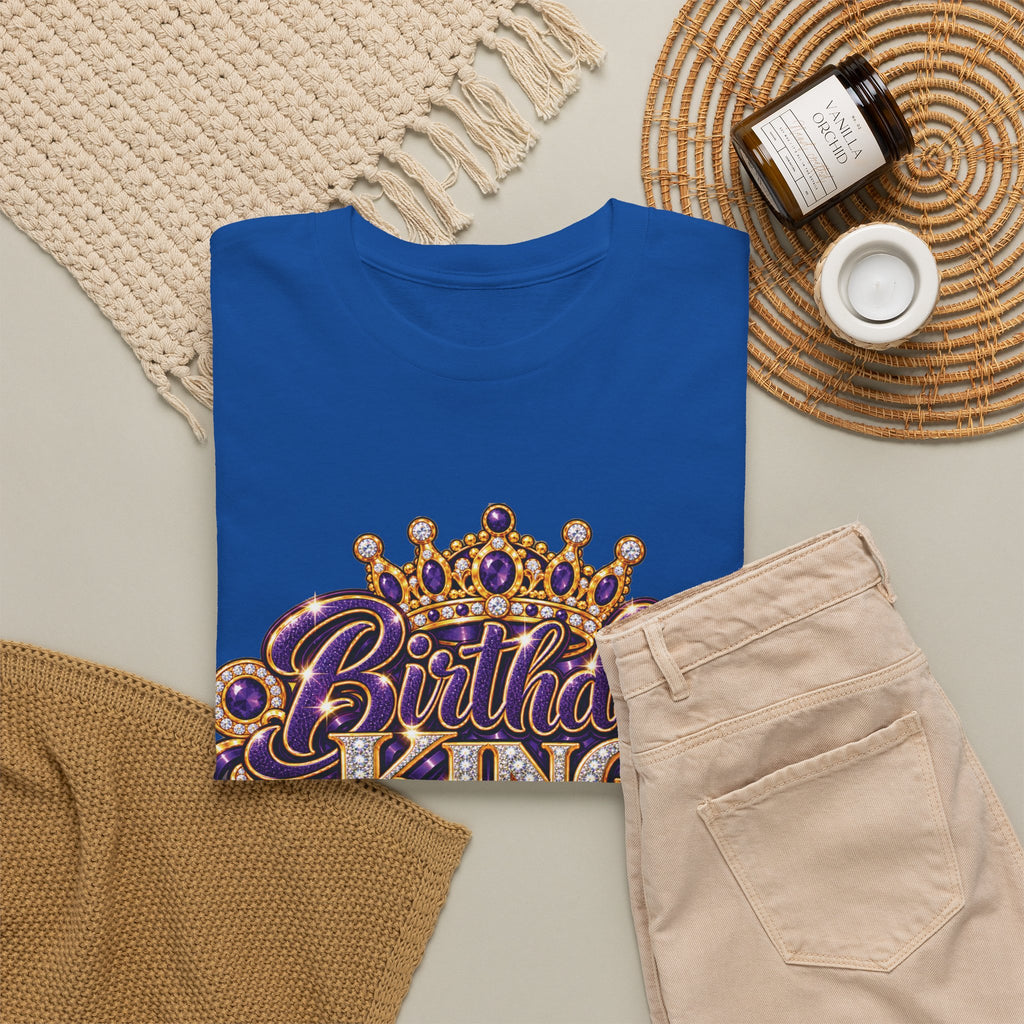 Birthday King Crown Graphic T-Shirt