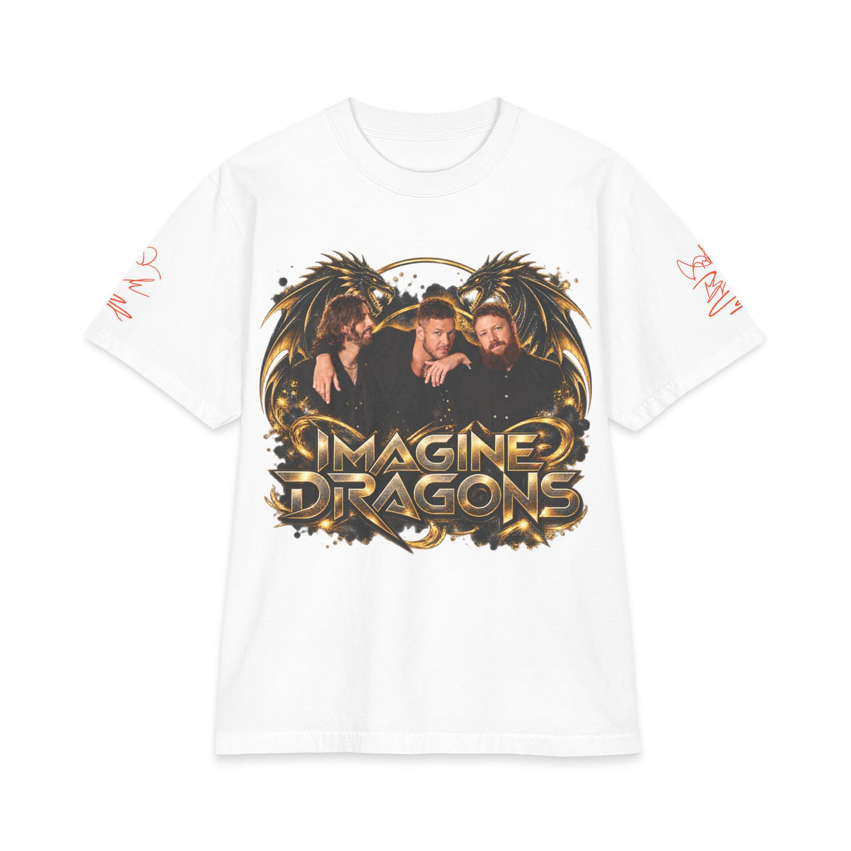 Imagine Dragon Logo T-Shirt | Band Photo Graphic Tee