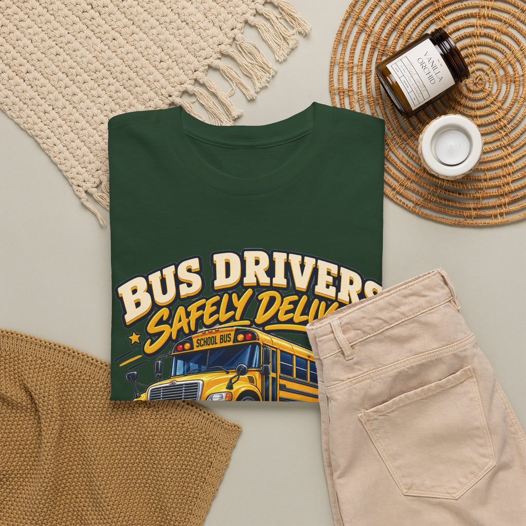 Bus Drivers Safely Deliver Futures Graphic T-Shirt