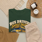 Bus Drivers Safely Deliver Futures Graphic T-Shirt