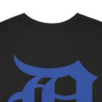 Detroit Lion Basketball Tee | D Letter Back Logo, Urban Sports Graphic