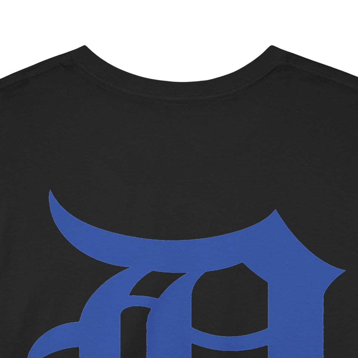Detroit Lion Basketball Tee | D Letter Back Logo, Urban Sports Graphic