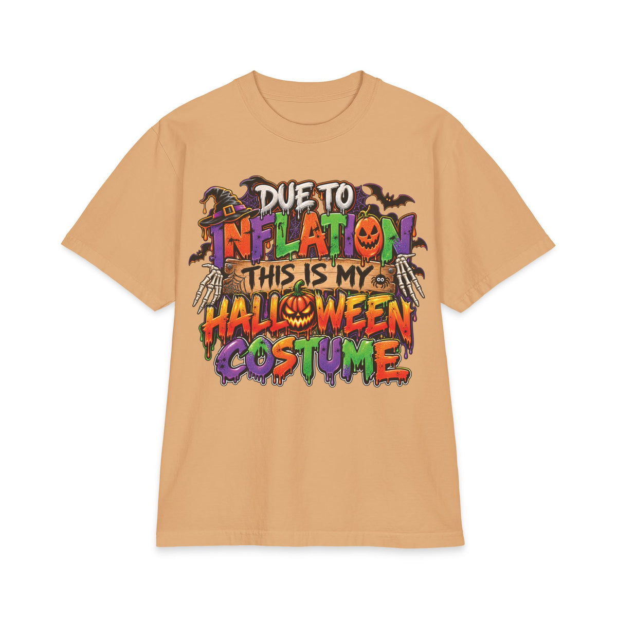 Due to Inflation This Is My Halloween Costume T-Shirt | Funny Halloween Tee