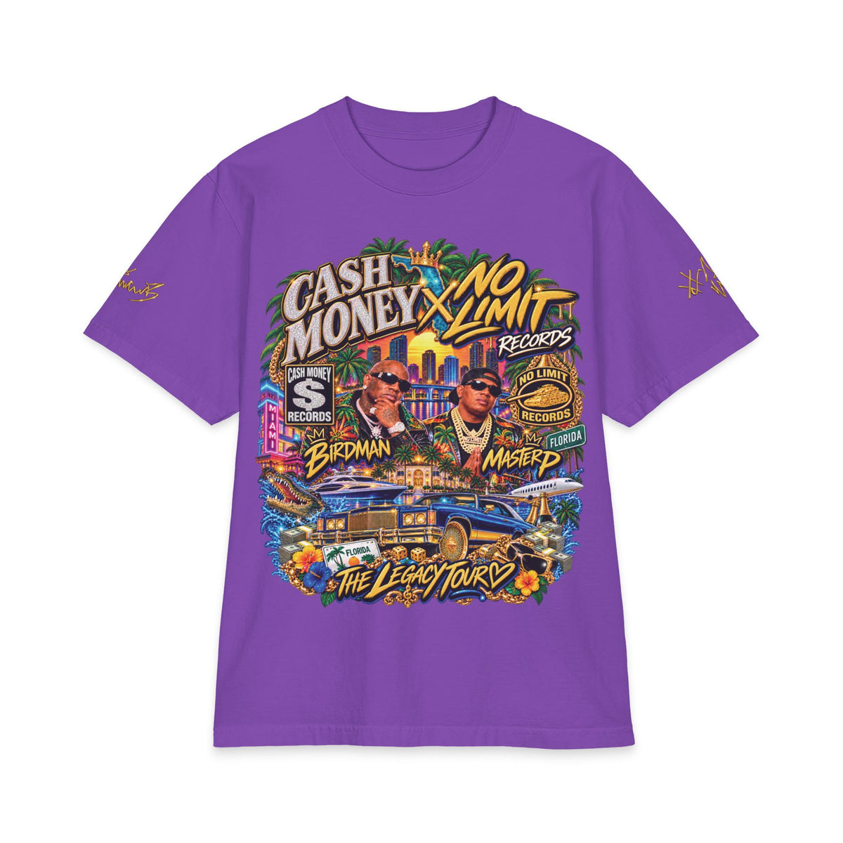 No Limit Cash Money Tour Shirt | Rap Crew Vintage Concert Tee