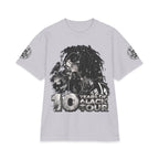 10 Years of 6lack Tour graphic T-Shirt | Number 6 back design