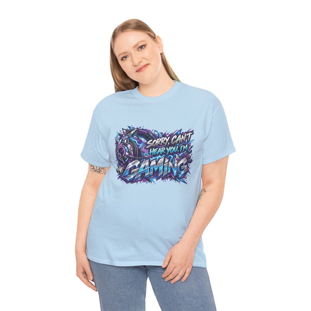 Gaming “Sorry, Can’t Hear You, I’m Gaming” Graphic T-Shirt