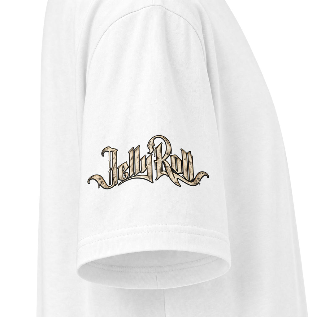 Jelly Roll portrait graphic T-Shirt | rapper collage tee