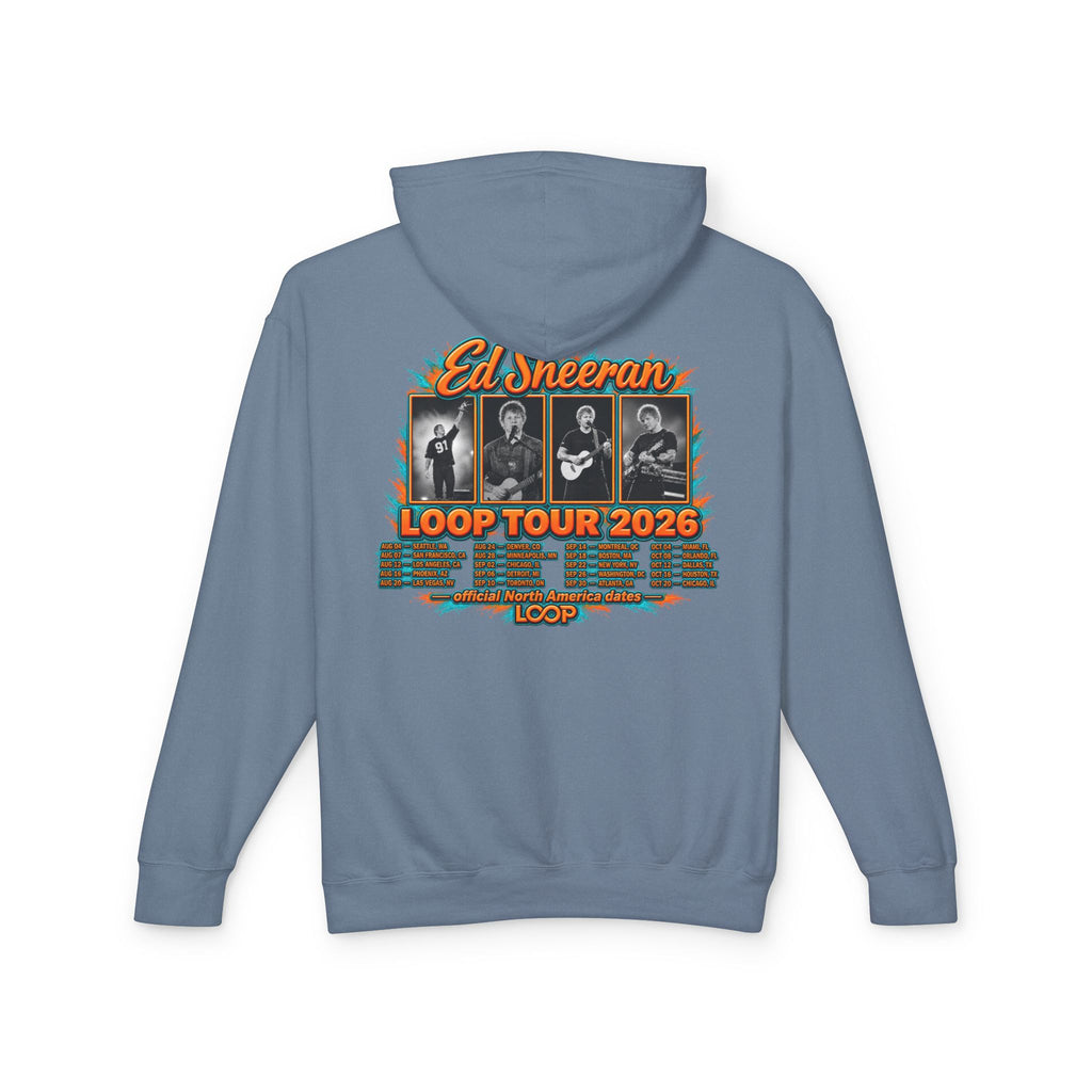 Ed Sheeran Portrait Hoodie | Loop Tour 2026 Back Design