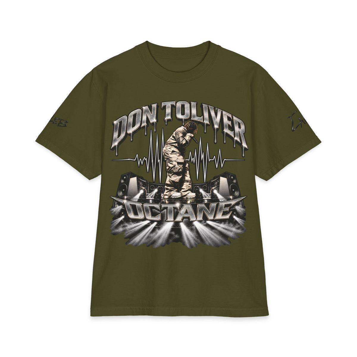 Don Toliver Octane Tour T-Shirt | Rapper Portrait, Sound System Graphics