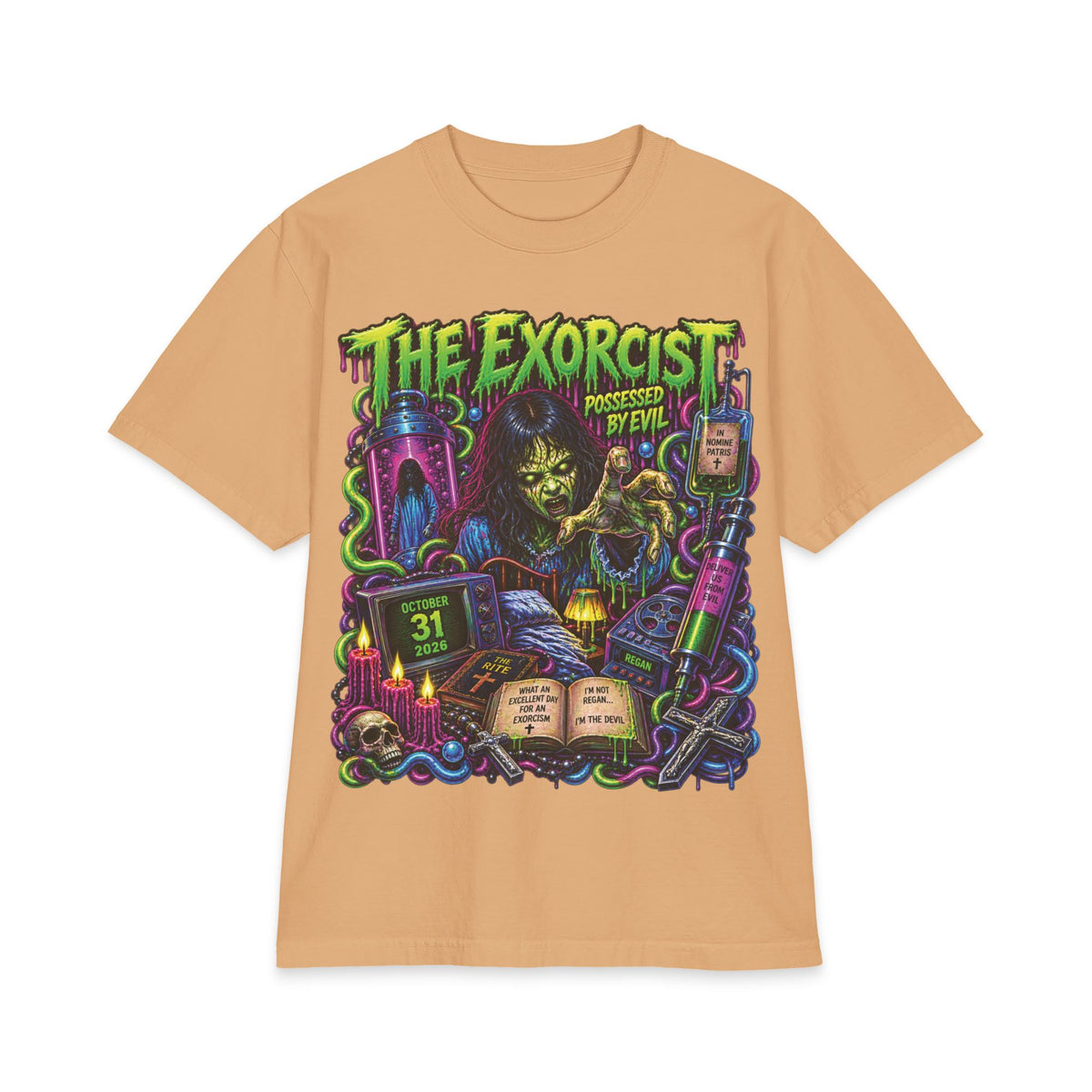 The Exorcist graphic tee | Horror movie art T-Shirt