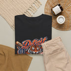 Detroit Tiger Baseball T-Shirt | Detroit skyline, claw marks