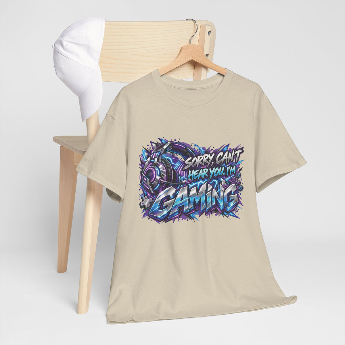 Gaming “Sorry, Can’t Hear You, I’m Gaming” Graphic T-Shirt