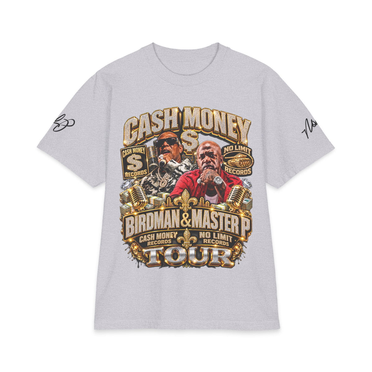 Cash Money Birdman & Master P Tour T-Shirt | Rap Hip Hop Vintage Logo