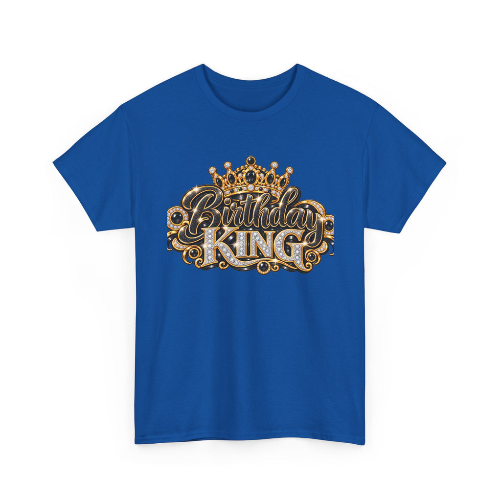 Birthday King Crown Graphic T-Shirt