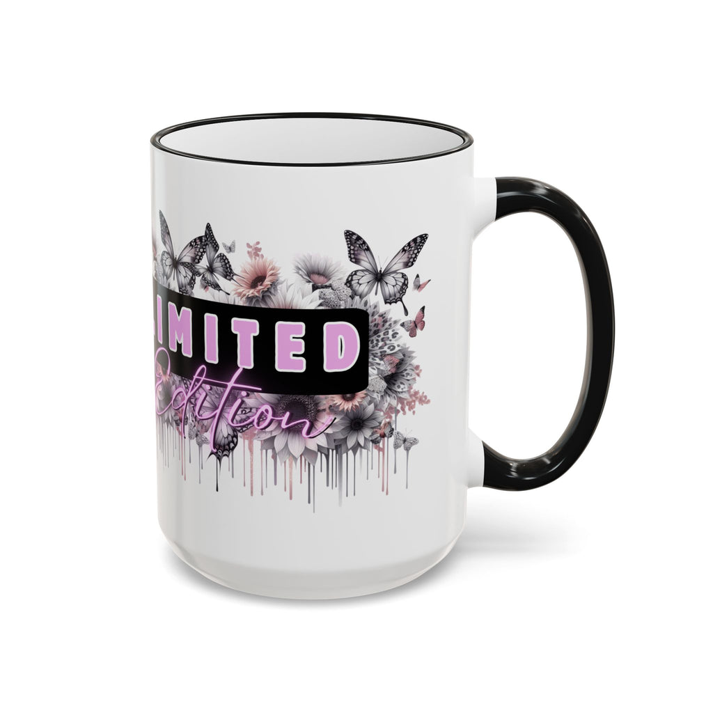 Limitless Beauty Mug | Accent Rim & Handle Ceramic Coffee Cup