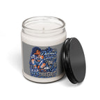 Detroit Lions Fan Art Candle, Soy Jar Candle | True Grit Football Design