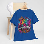 Loud & Unapologetic T-Shirt | Colorful Graffiti Typography, Bold Street Art Tee