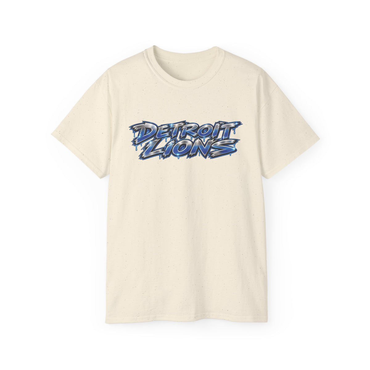 Detroit and Green Bay Rivalry Graphic Tee | Lion Ripping Green Bay Logo Back