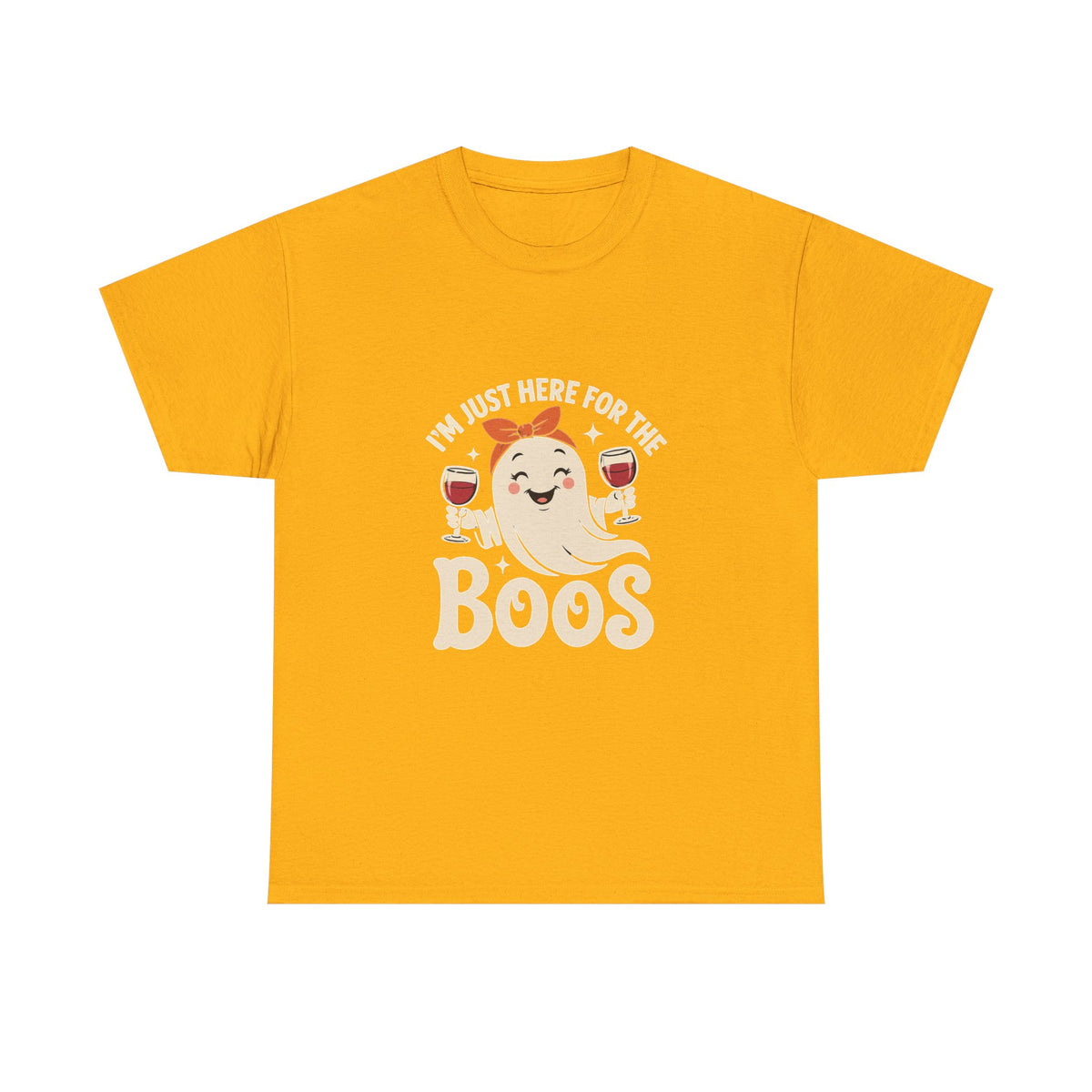 Rosie Ghost with Wine Boos T-Shirt | Halloween Wine Lover Tee