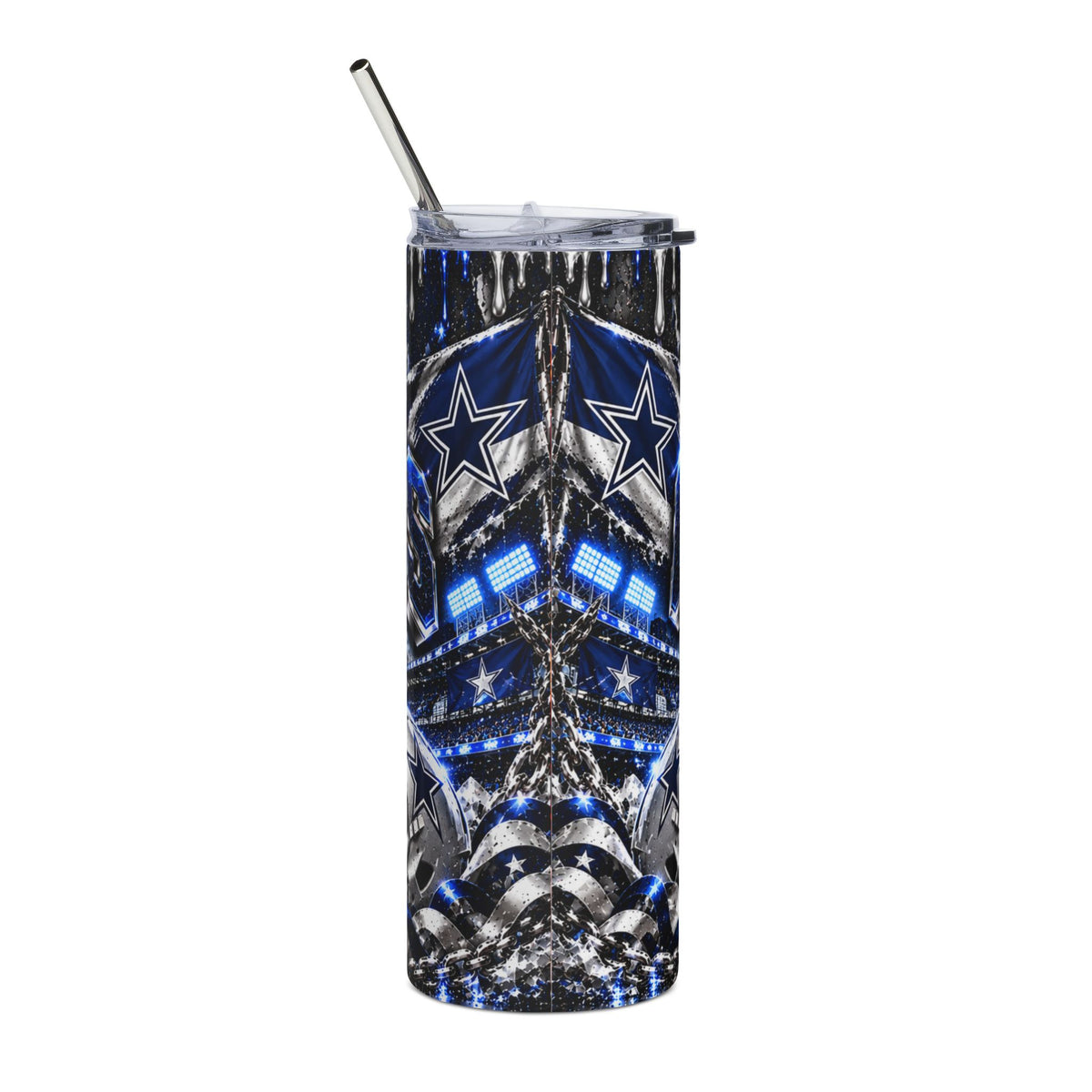 Dallas Cowboys stainless steel tumbler | NFL logo 20oz travel cup
