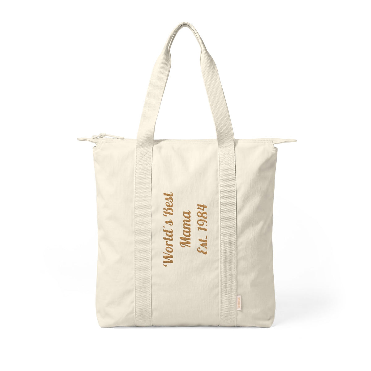 Worlds Best Mama Tote Bag |Black Nomad Carry-All Tote