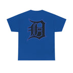 Detroit Basketball Lion Graphic Tee | Motor City D Old English Logo