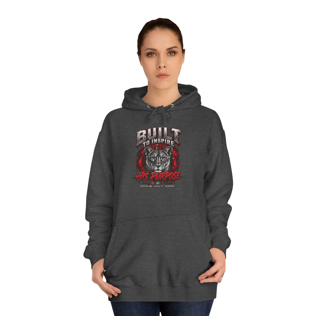 Built ro Inspire his Purpose Couples Graphic Hoodie
