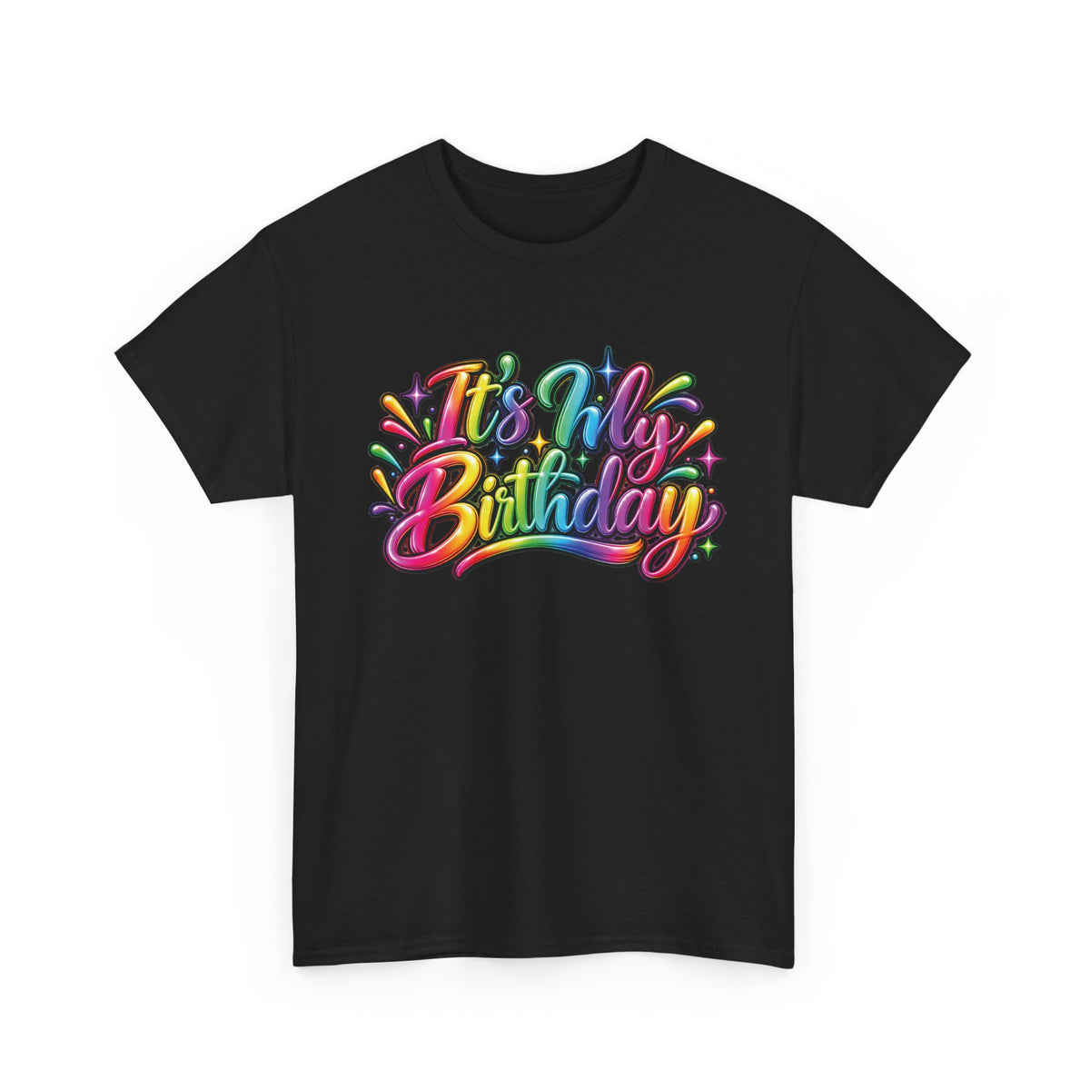 It’s My Birthday Colorful Celebration T-Shirt