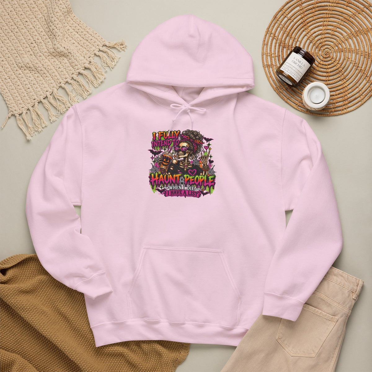 Haunt People Halloween Graphic Hoodie