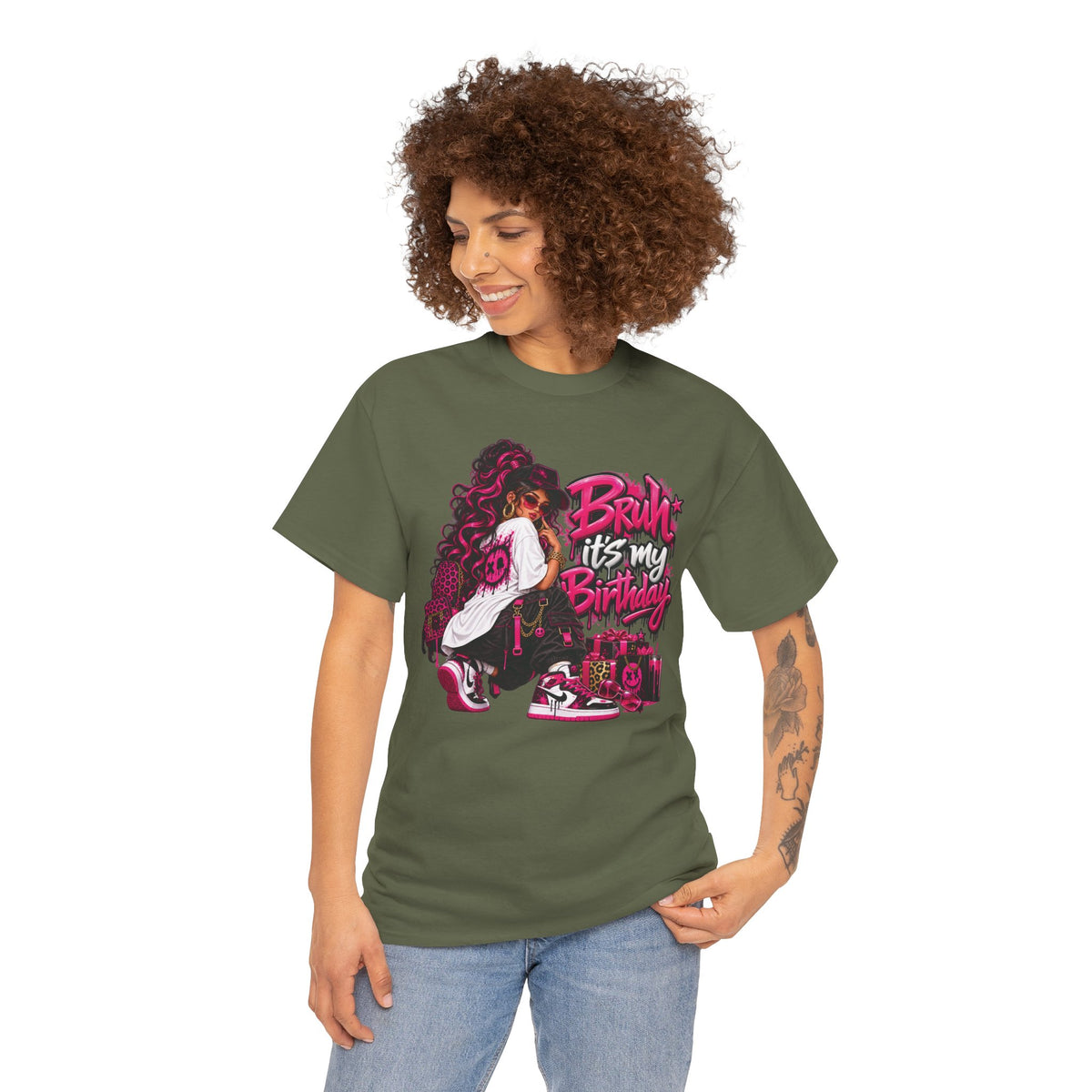 “Bruh, It’s My Birthday” Birthday Graphic T-Shirt