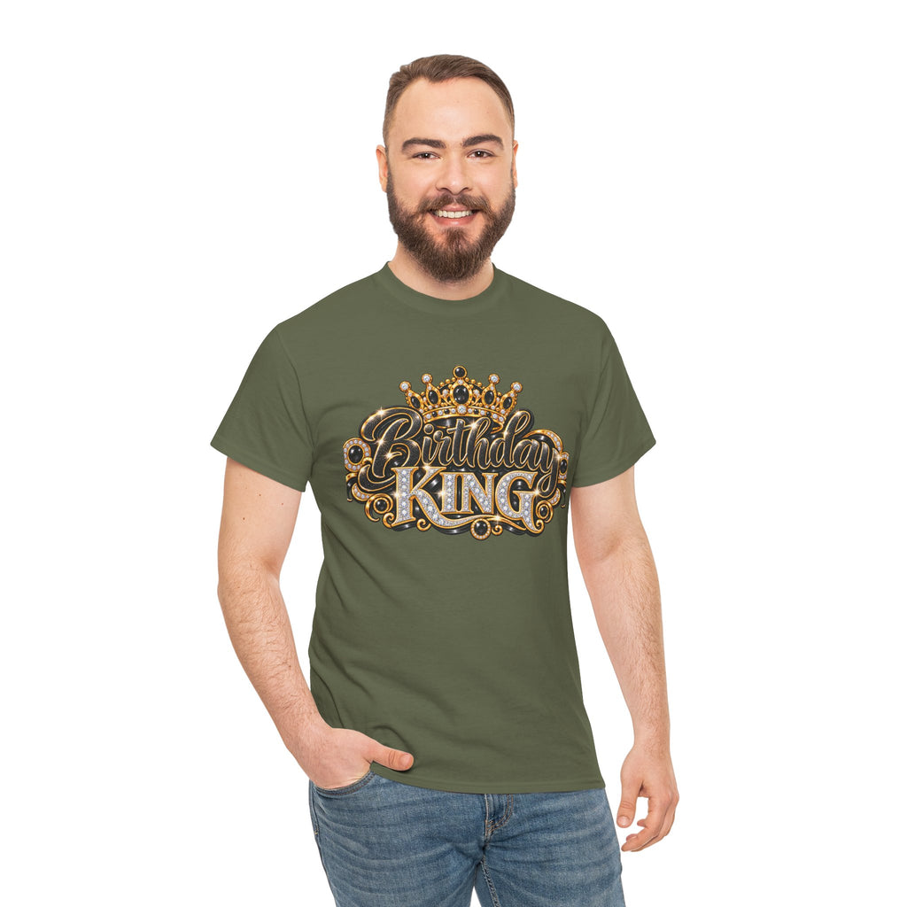 Birthday King Crown Graphic T-Shirt