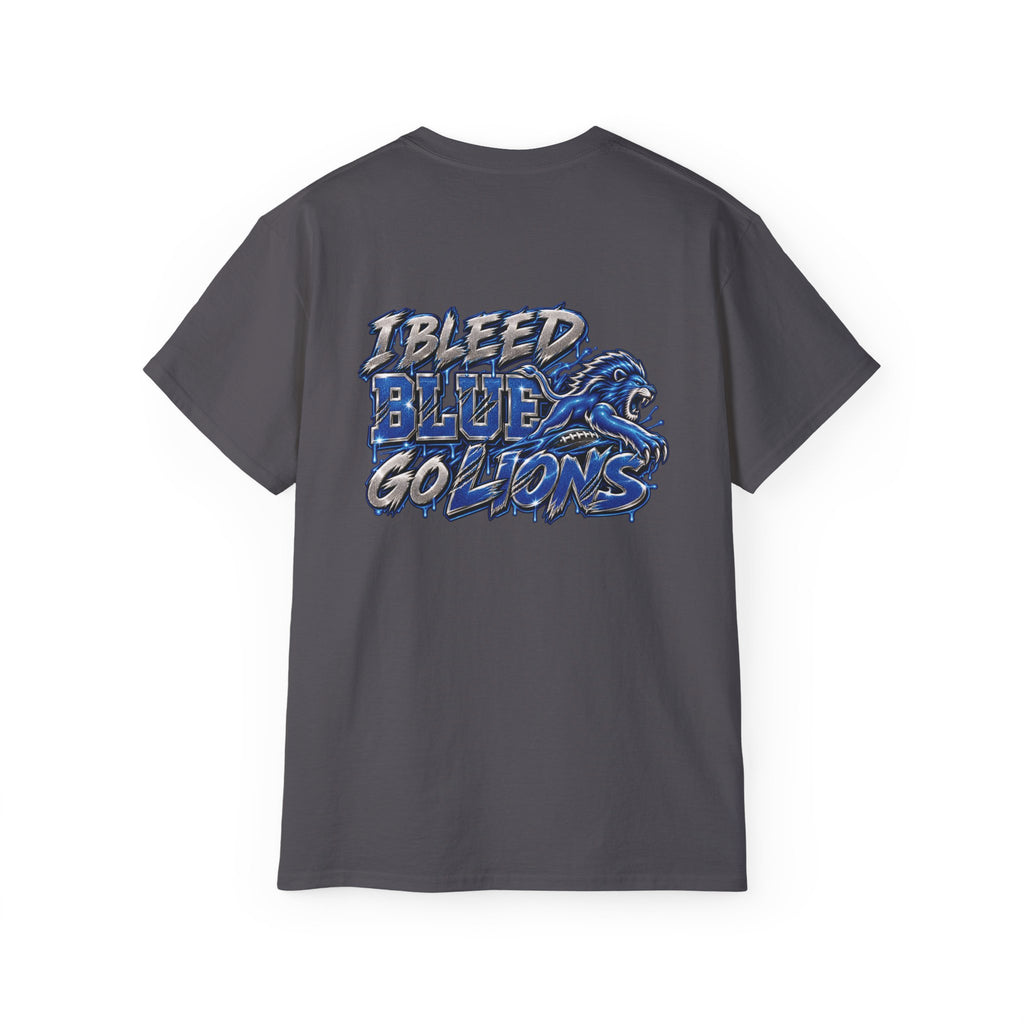 Detroit Lion graphic tee | I Bleed Blue go Lion shirt