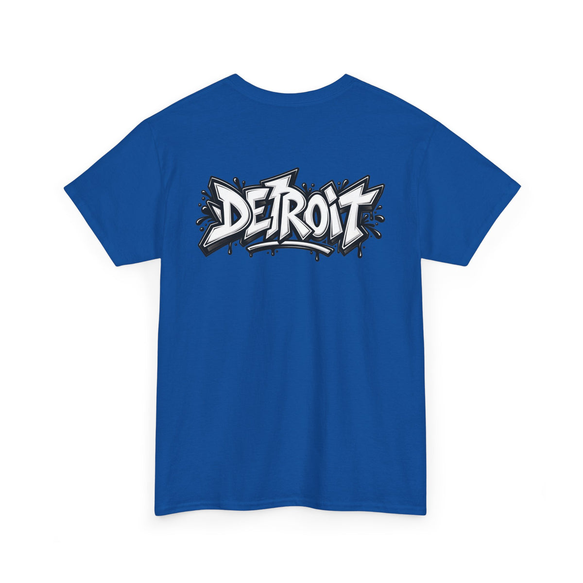 Detroit Lion Graffiti tee | Colorful Drip Lion Detroit Tee