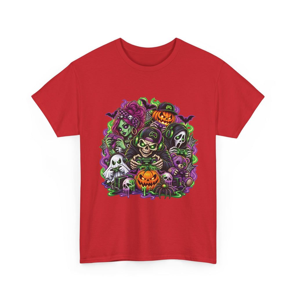 Spooky Halloween Monsters T-Shirt | Pumpkin, Ghost, Witch, Skeleton