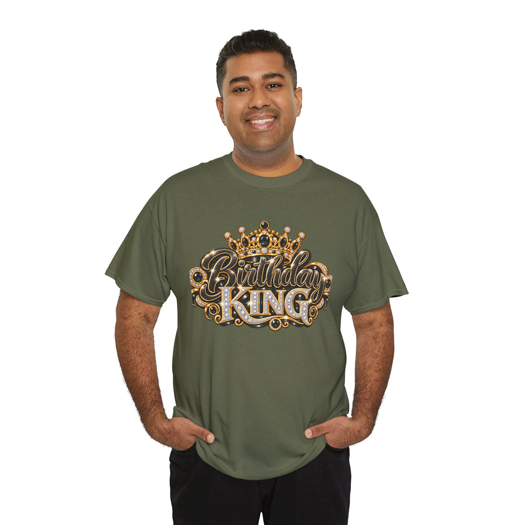 Birthday King Crown Graphic T-Shirt