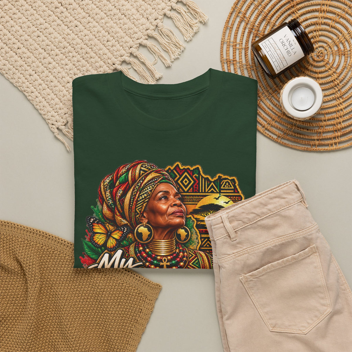 My Ancestors Crawled So I Could Stride T-Shirt | Afrocentric Heritage Pride Tee